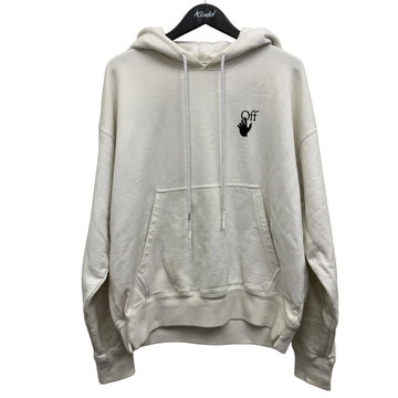 Off-White Back Print Hoodie White - Pre-owned