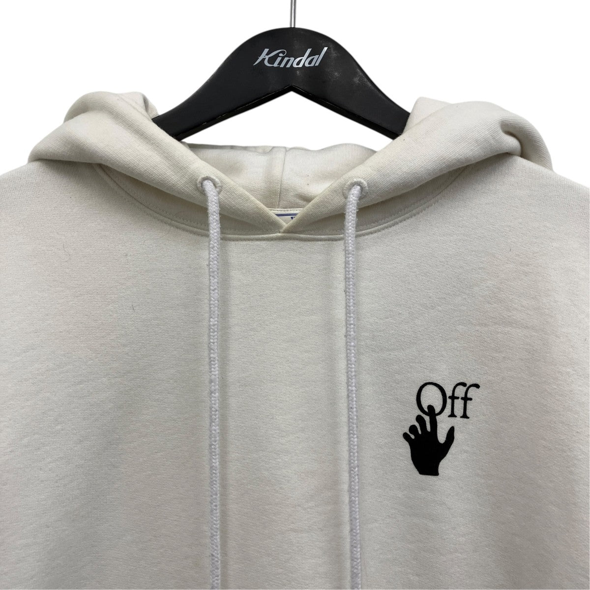 Off-White Back Print Hoodie White - Pre-owned