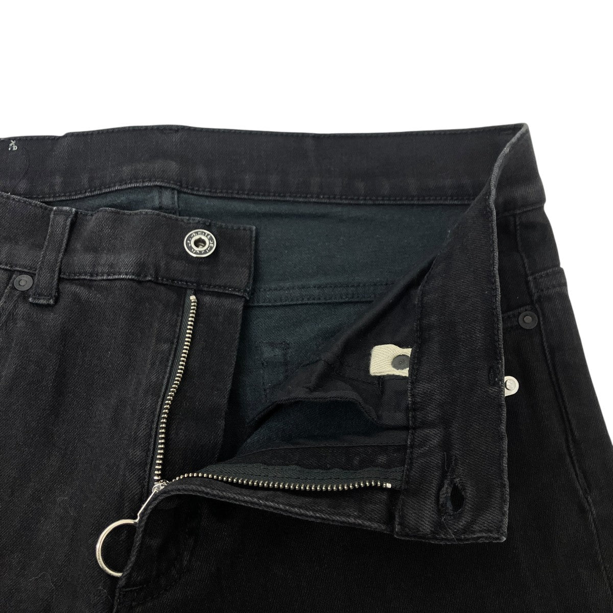 Off-White Denim Pants Black - Pre-owned