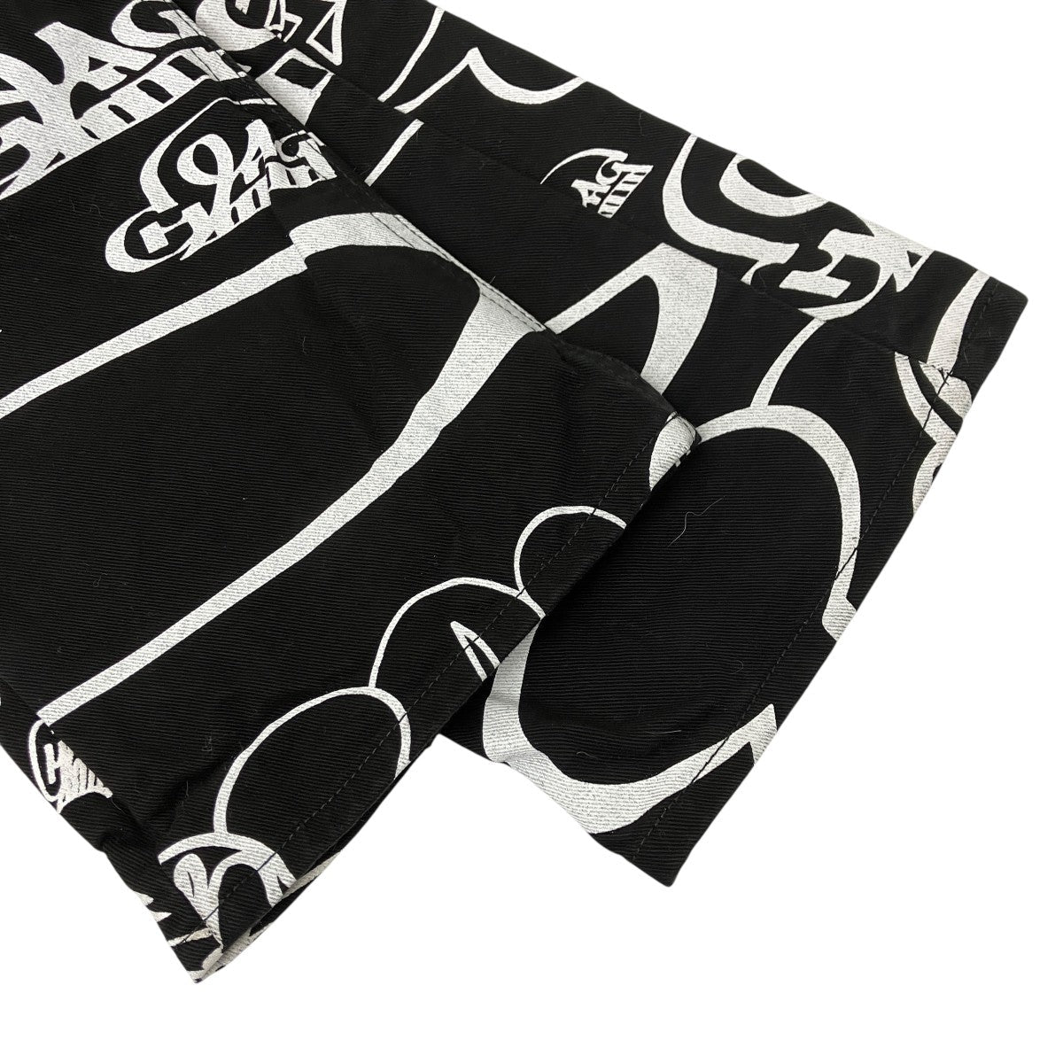 Off-White Denim Pants Black/White - Pre-owned