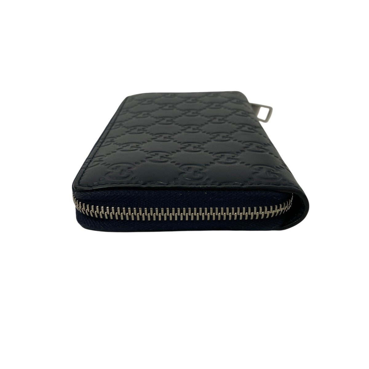 Gucci GG Logo Long Wallet Navy - Pre-owned