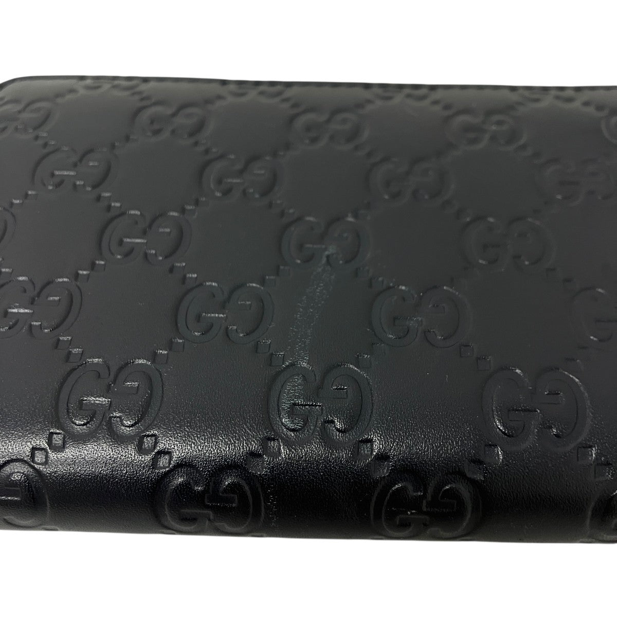 Gucci GG Logo Long Wallet Navy - Pre-owned