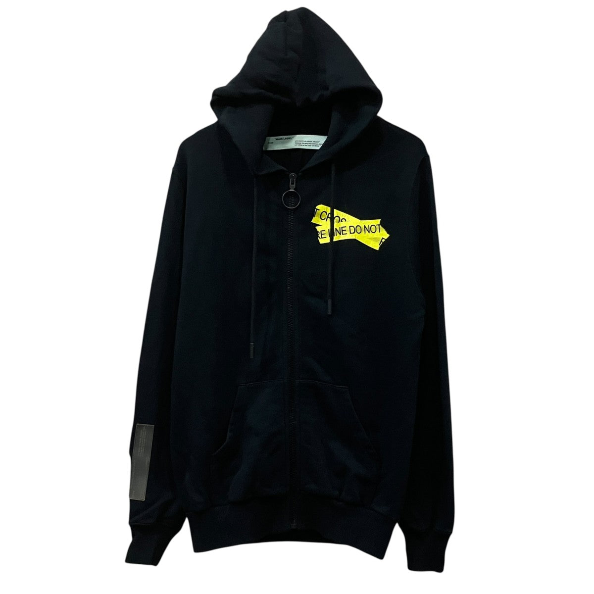 Off-White Zip Hoodie Black - Pre-owned