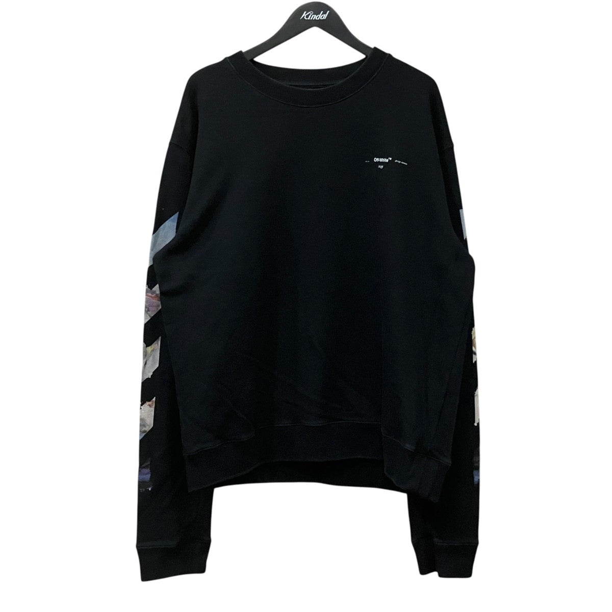 Off-White Crew Neck Sweatshirt Black - Pre-owned
