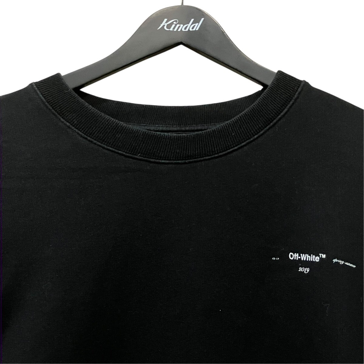 Off-White Crew Neck Sweatshirt Black - Pre-owned