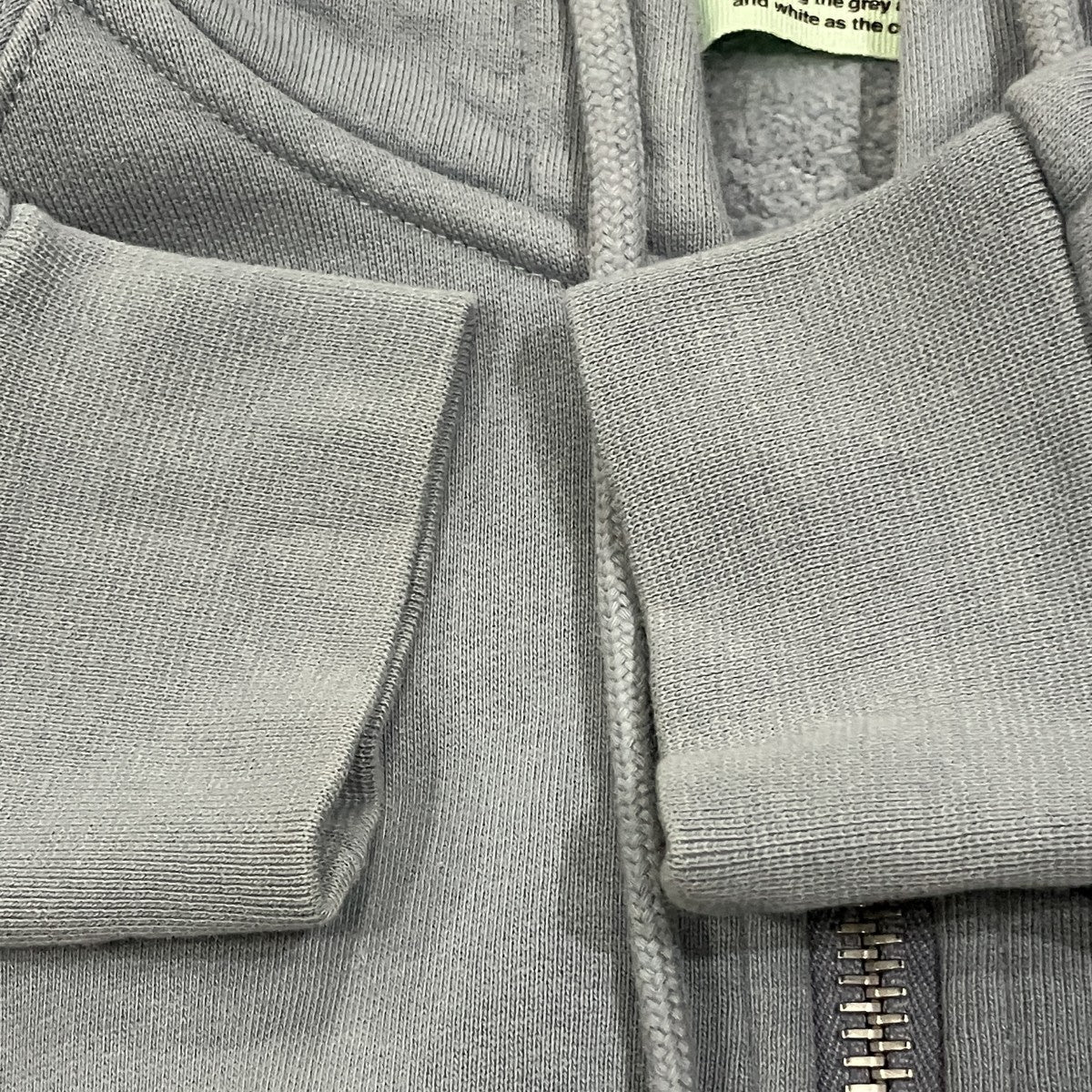 Off-White Zip Hoodie Blue - Pre-owned