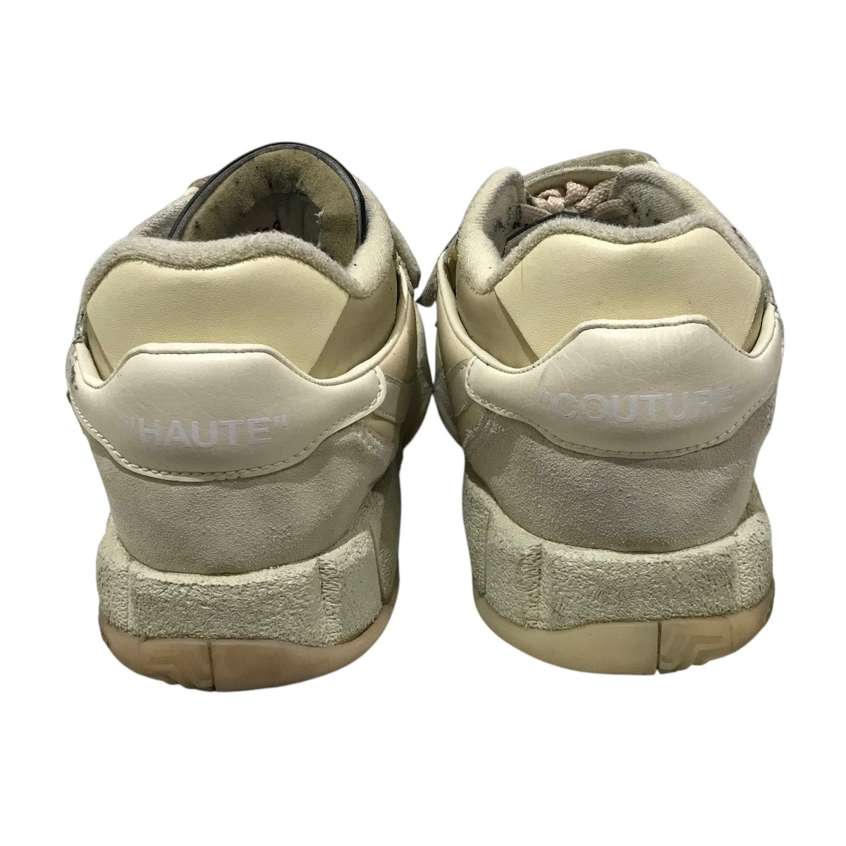 Off-White Low Cut Sneakers Beige - Pre-owned