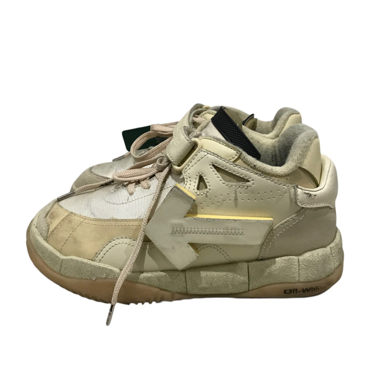 Off-White Low Cut Sneakers Beige - Pre-owned