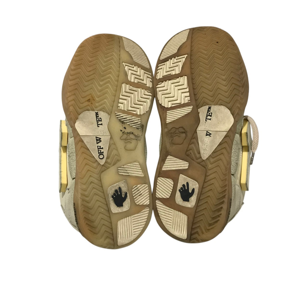 Off-White Low Cut Sneakers Beige - Pre-owned