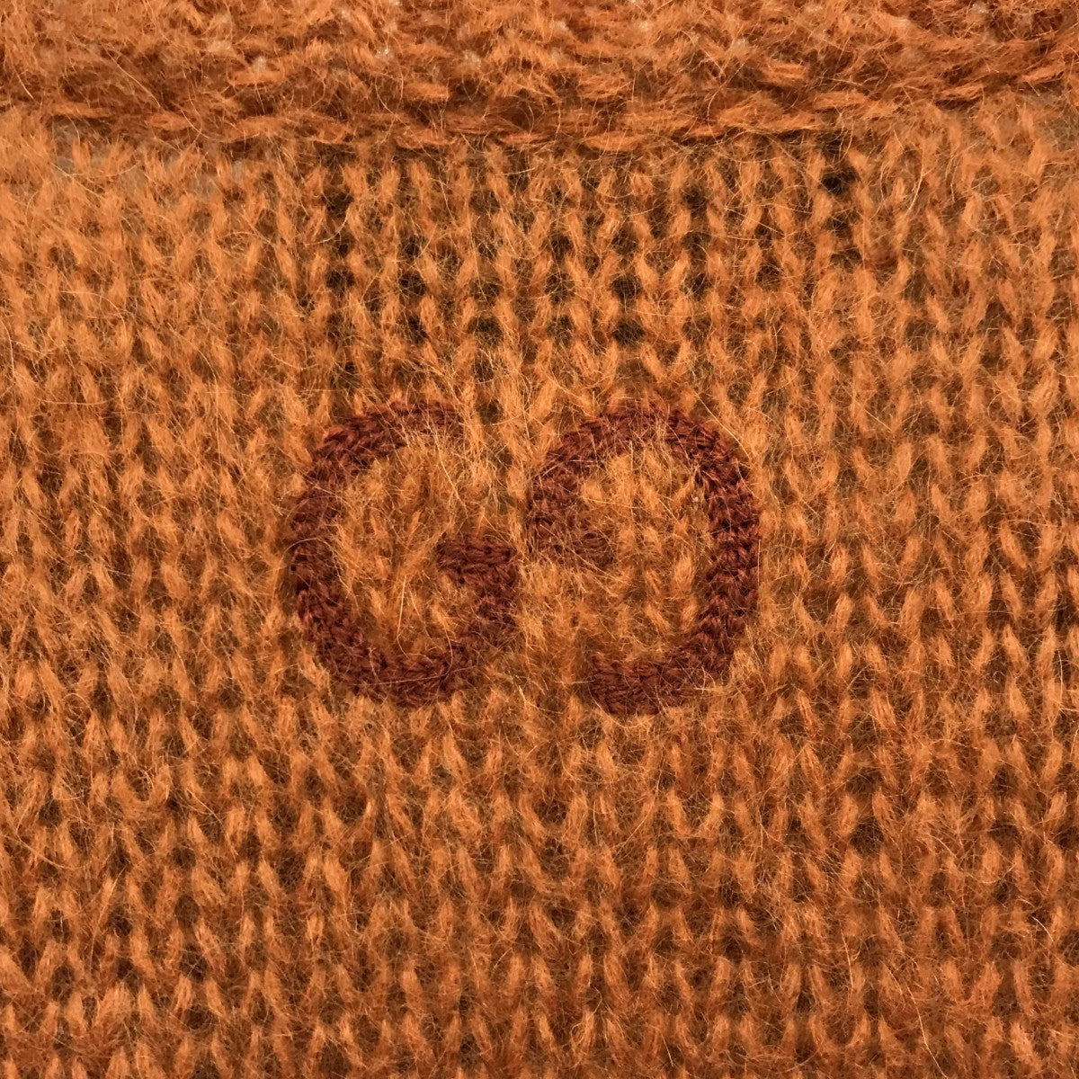 Gucci Mohair Blend Cardigan Orange - Pre-owned