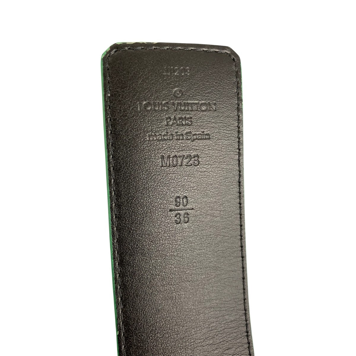 Louis Vuitton LV Initiales Belt Grey Green - Pre-owned
