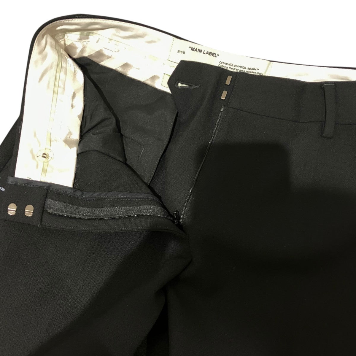 Off-White Slacks Black - Pre-owned