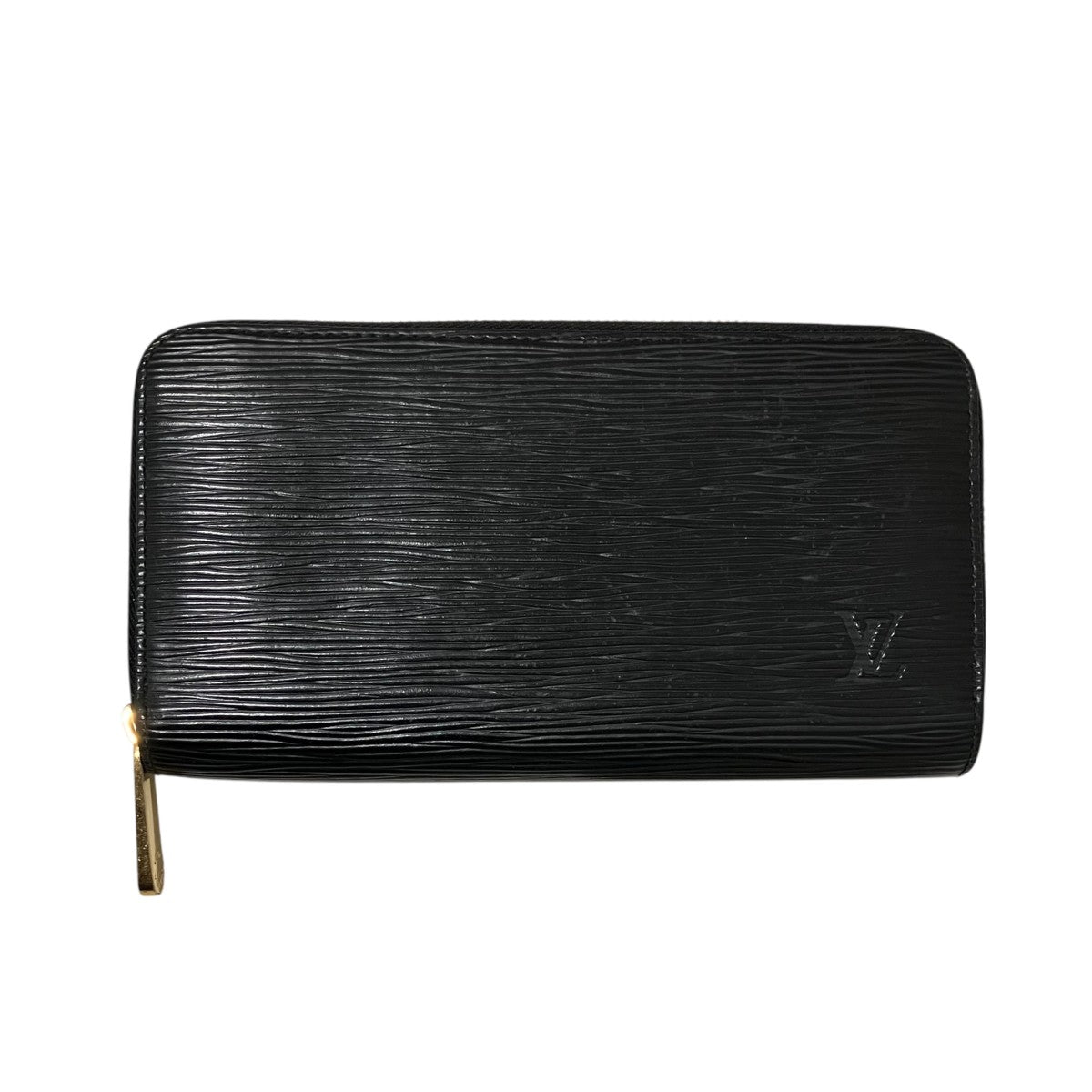 Louis Vuitton [zippy Wallet Epi] Round Zip Wallet Black - Pre-owned
