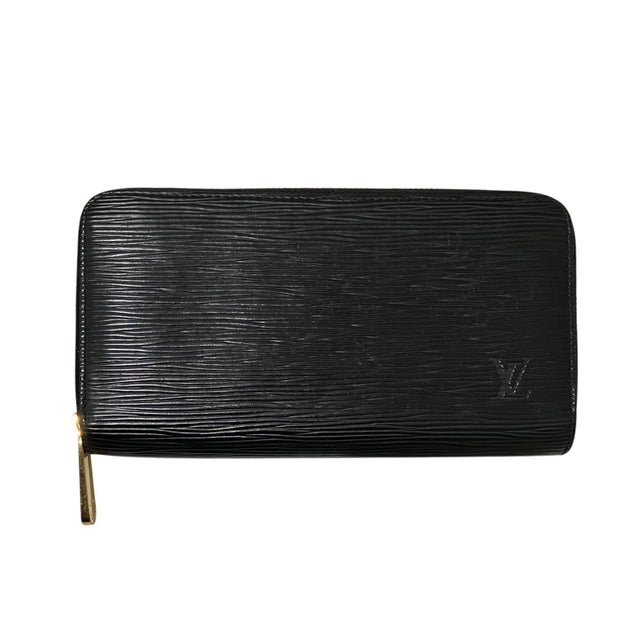 Louis Vuitton [zippy Wallet Epi] Round Zip Wallet Black - Pre-owned