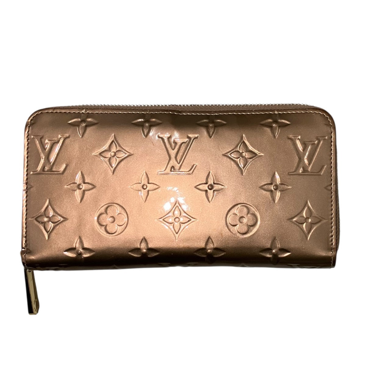 Louis Vuitton [zippy Wallet] Round Zip Wallet Rose Gold - Pre-owned