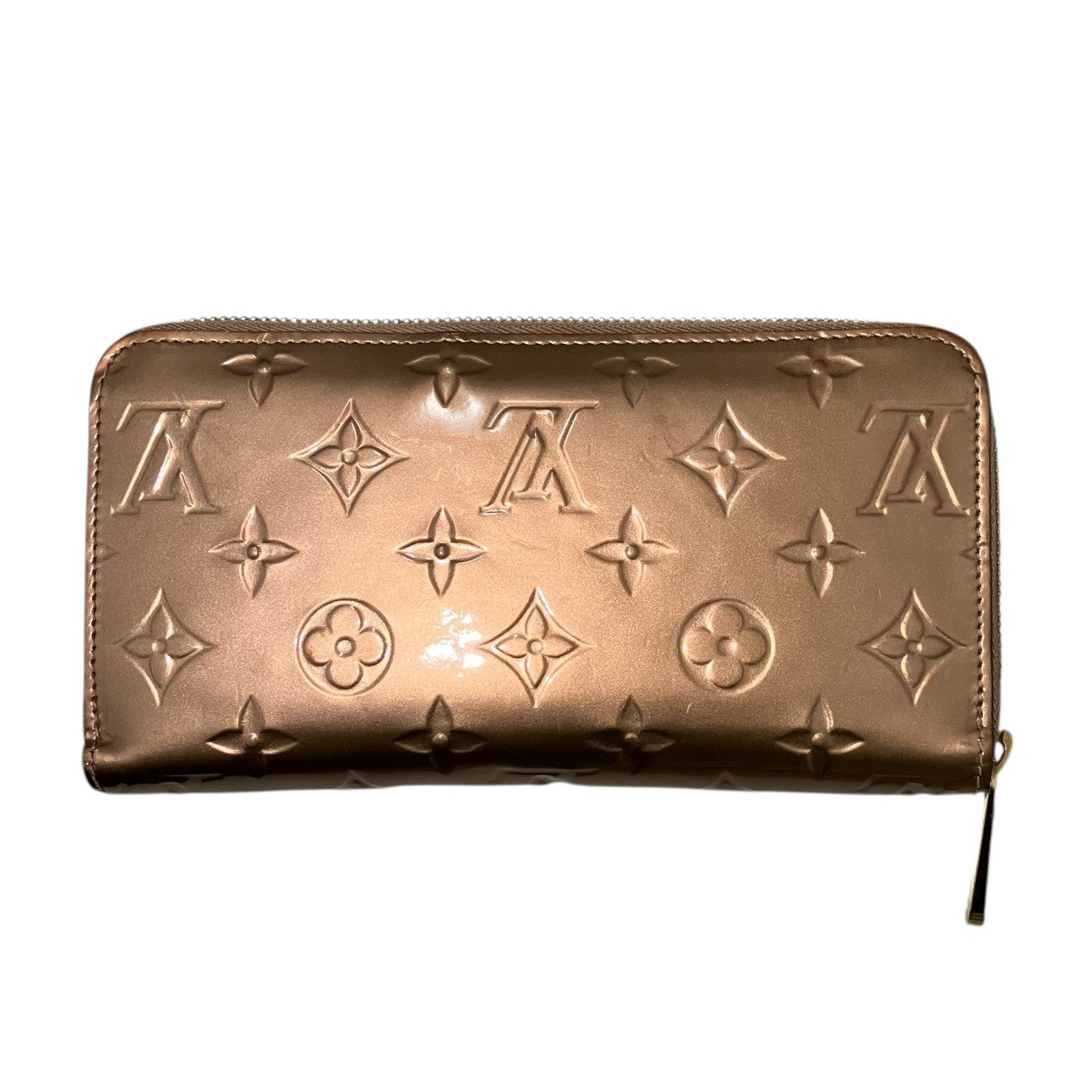 Louis Vuitton [zippy Wallet] Round Zip Wallet Rose Gold - Pre-owned
