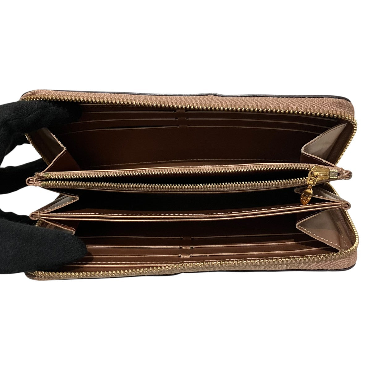 Louis Vuitton [zippy Wallet] Round Zip Wallet Rose Gold - Pre-owned