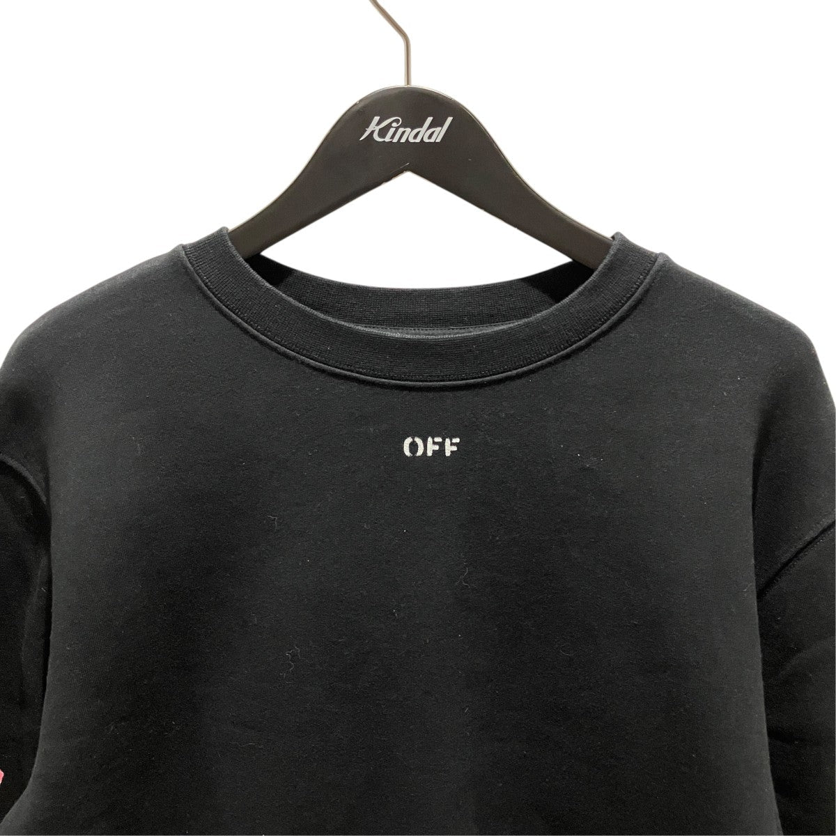 Off-White Flower Print Sweatshirt Black - Pre-owned