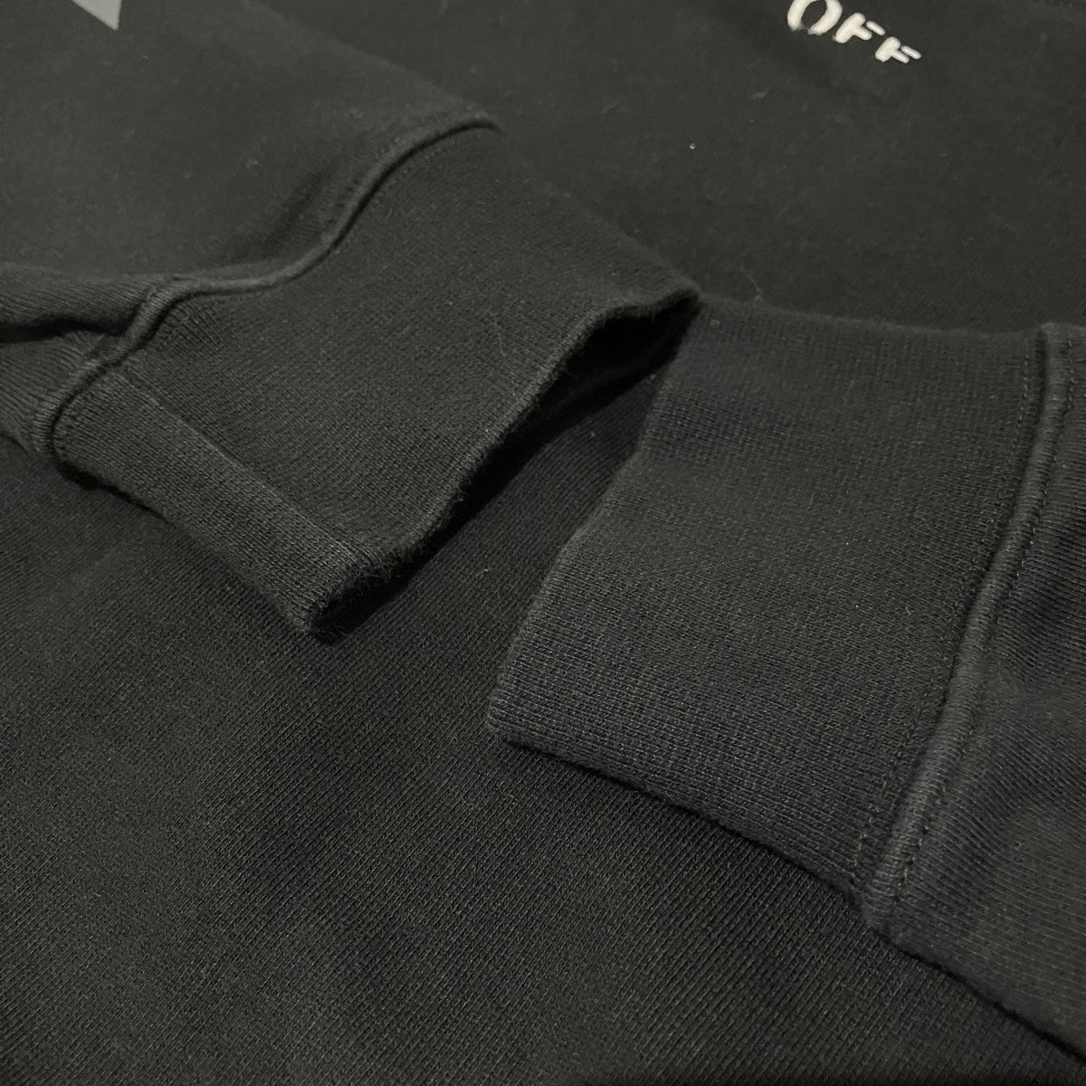 Off-White Flower Print Sweatshirt Black - Pre-owned
