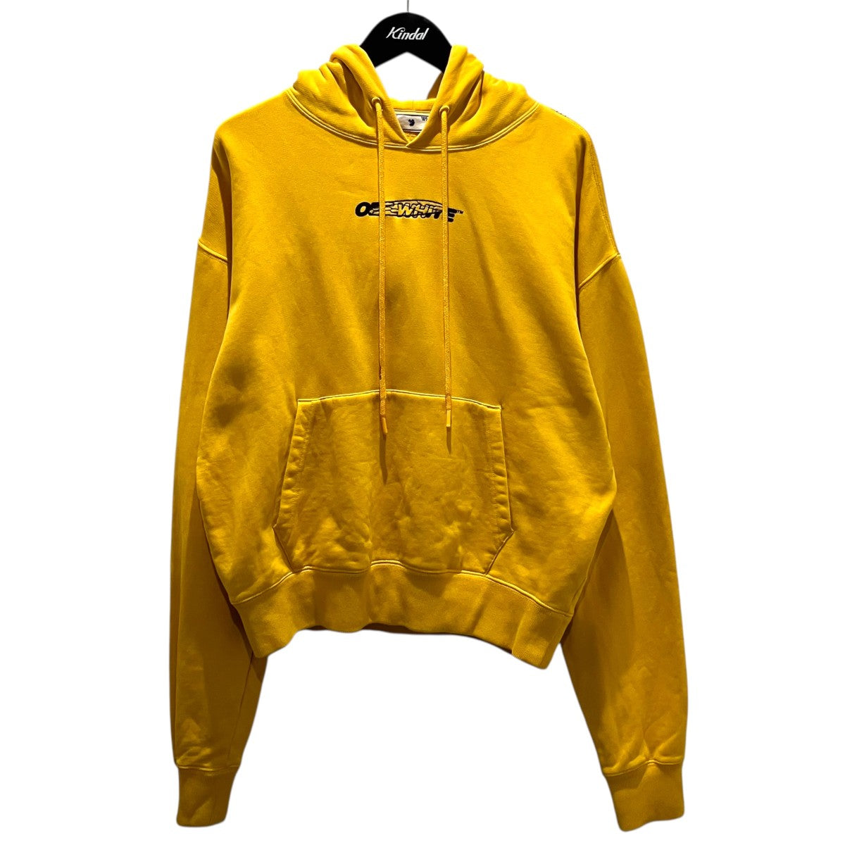 Off-White Pullover Hoodie Yellow - Pre-owned