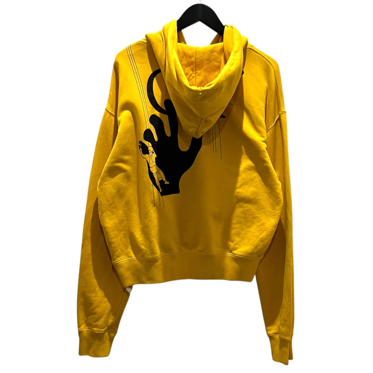 Off-White Pullover Hoodie Yellow - Pre-owned