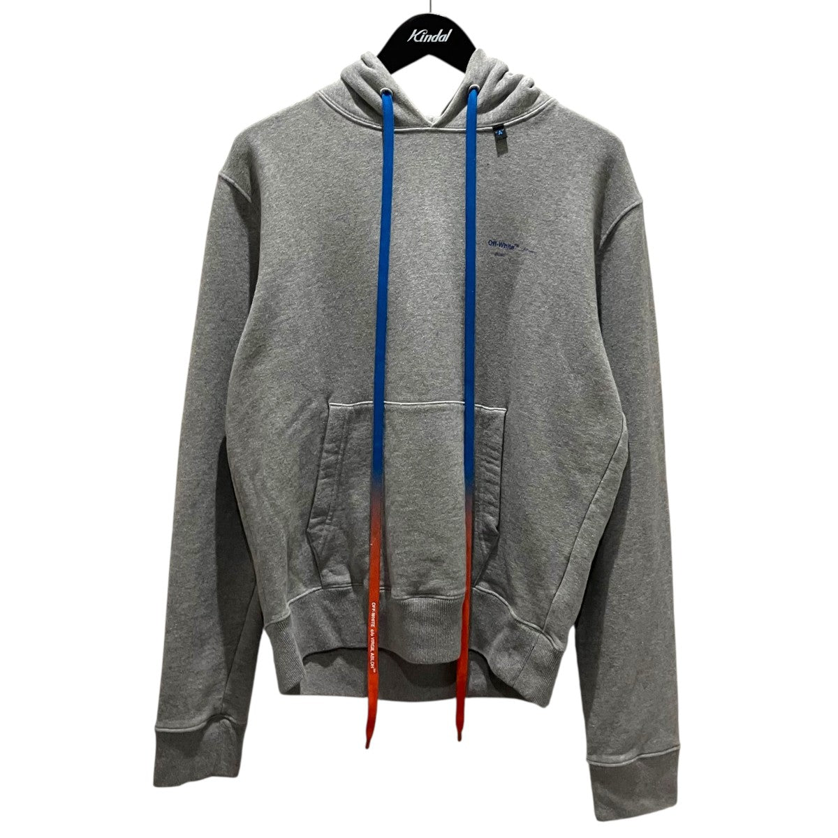 Off-White Pullover Hoodie Gray - Pre-owned