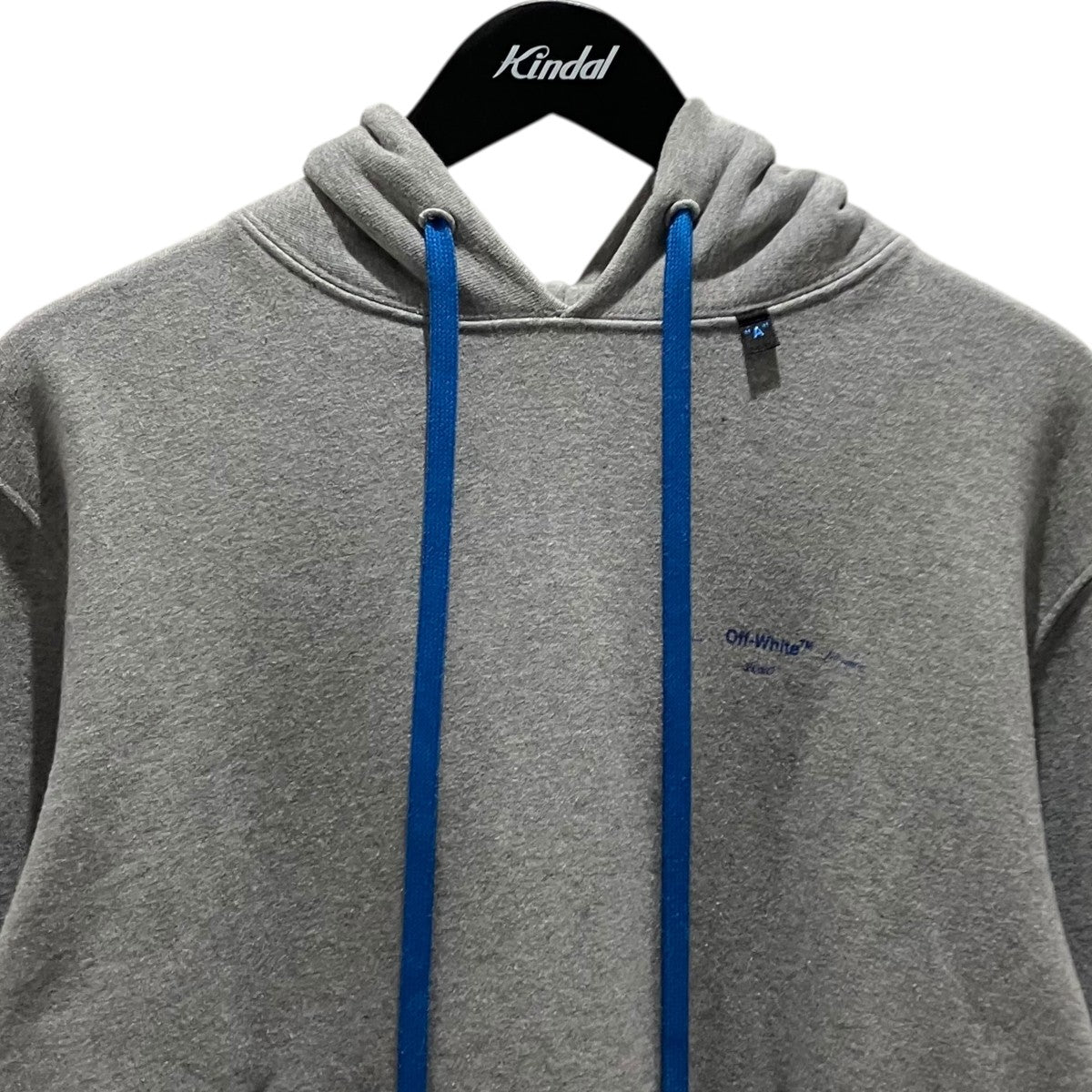 Off-White Pullover Hoodie Gray - Pre-owned