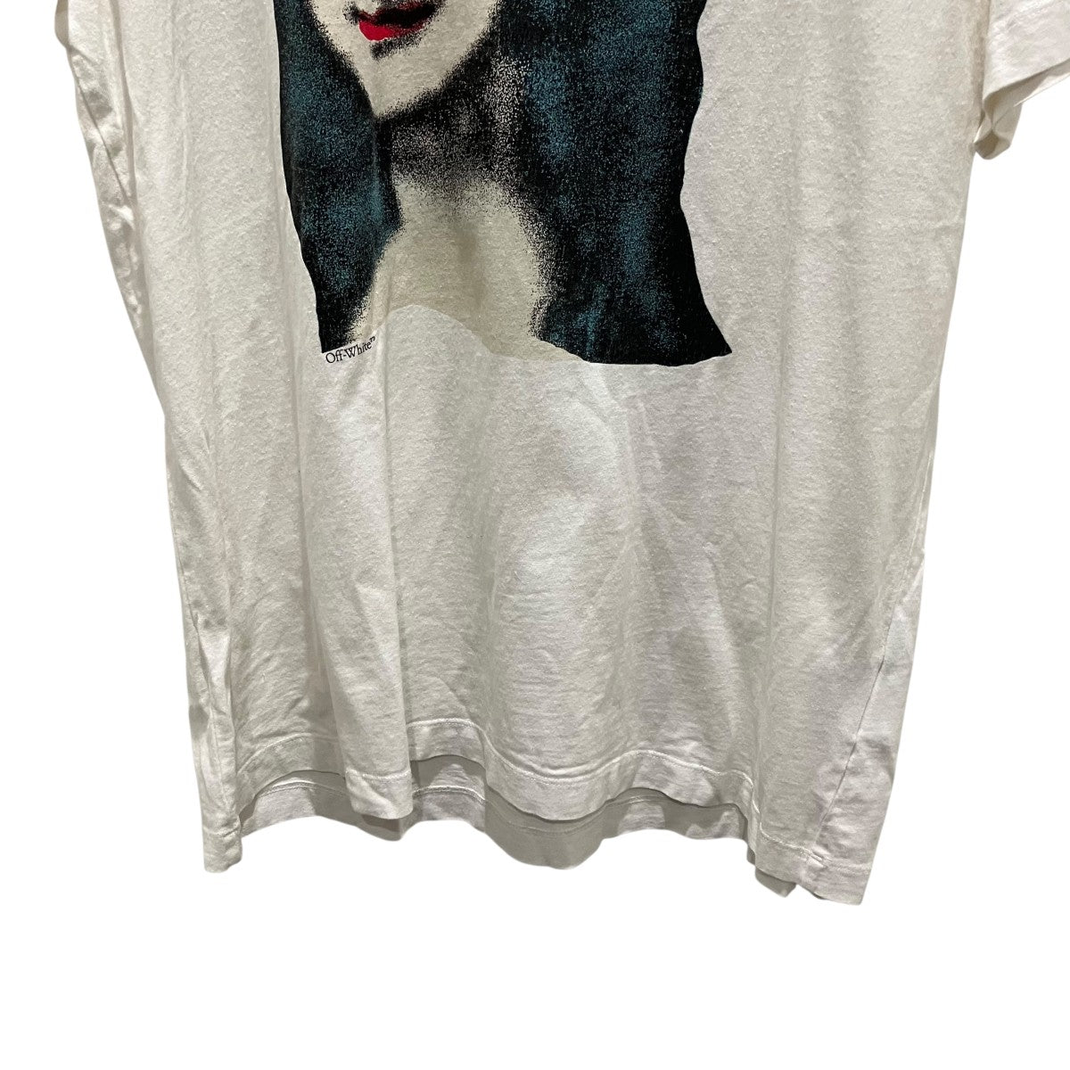Off-White Monalisa TEE Printed T-Shirt White - Pre-owned