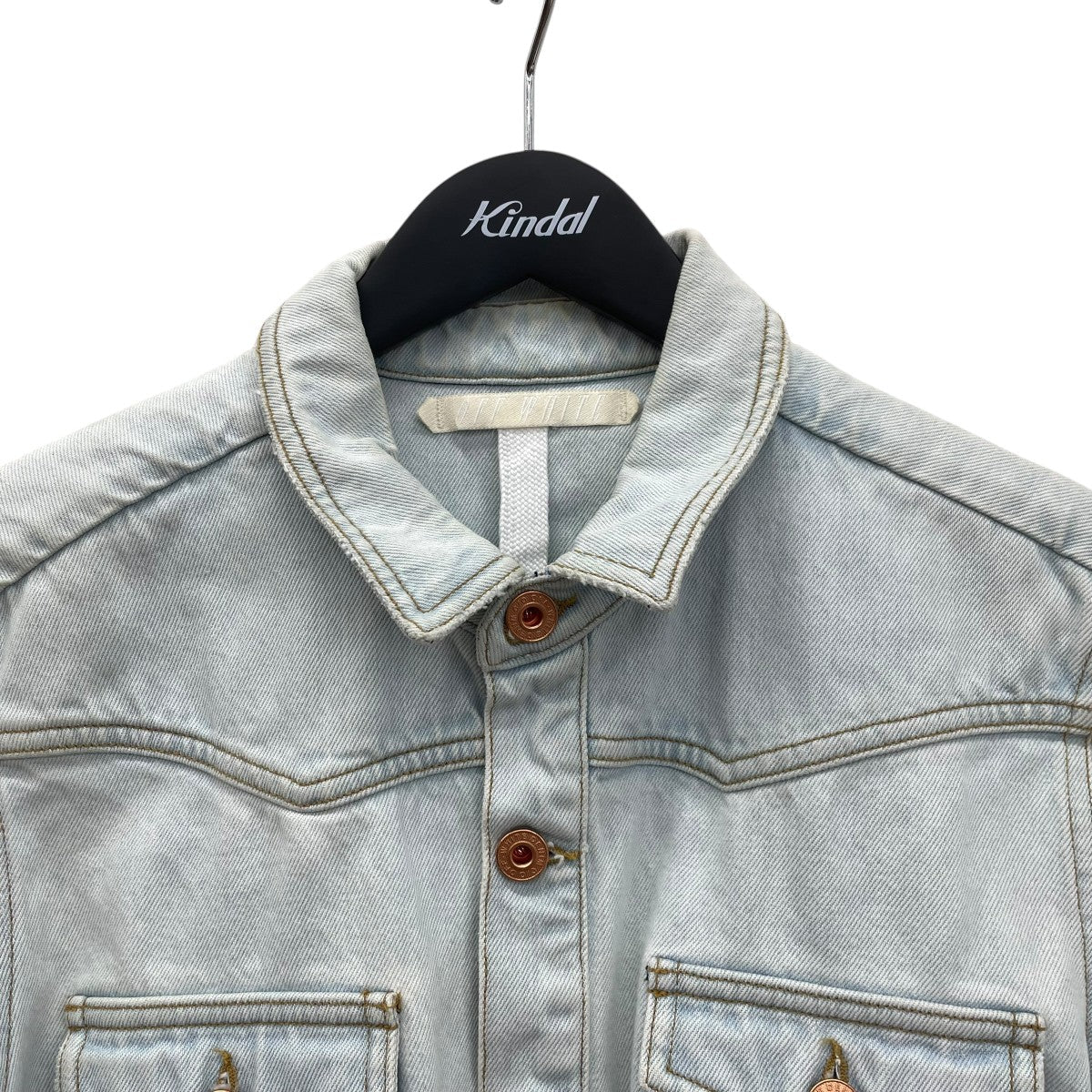 Off-White Denim Jacket Indigo - Pre-owned