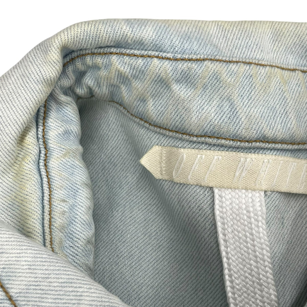 Off-White Denim Jacket Indigo - Pre-owned