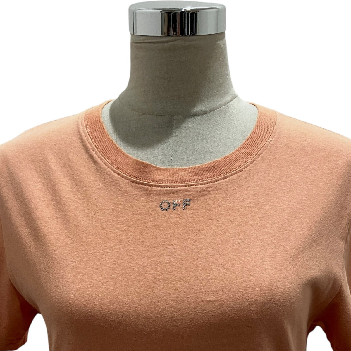 Off-White Back Swallow Logo T-Shirt Orange - Pre-owned