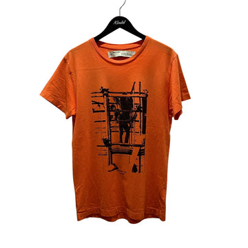 Off-White Printed T-Shirt Orange - Pre-owned