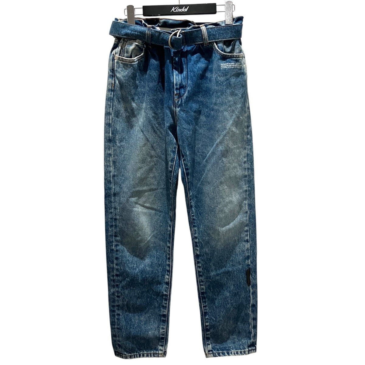 Off-White Denim Pants Indigo - Pre-owned