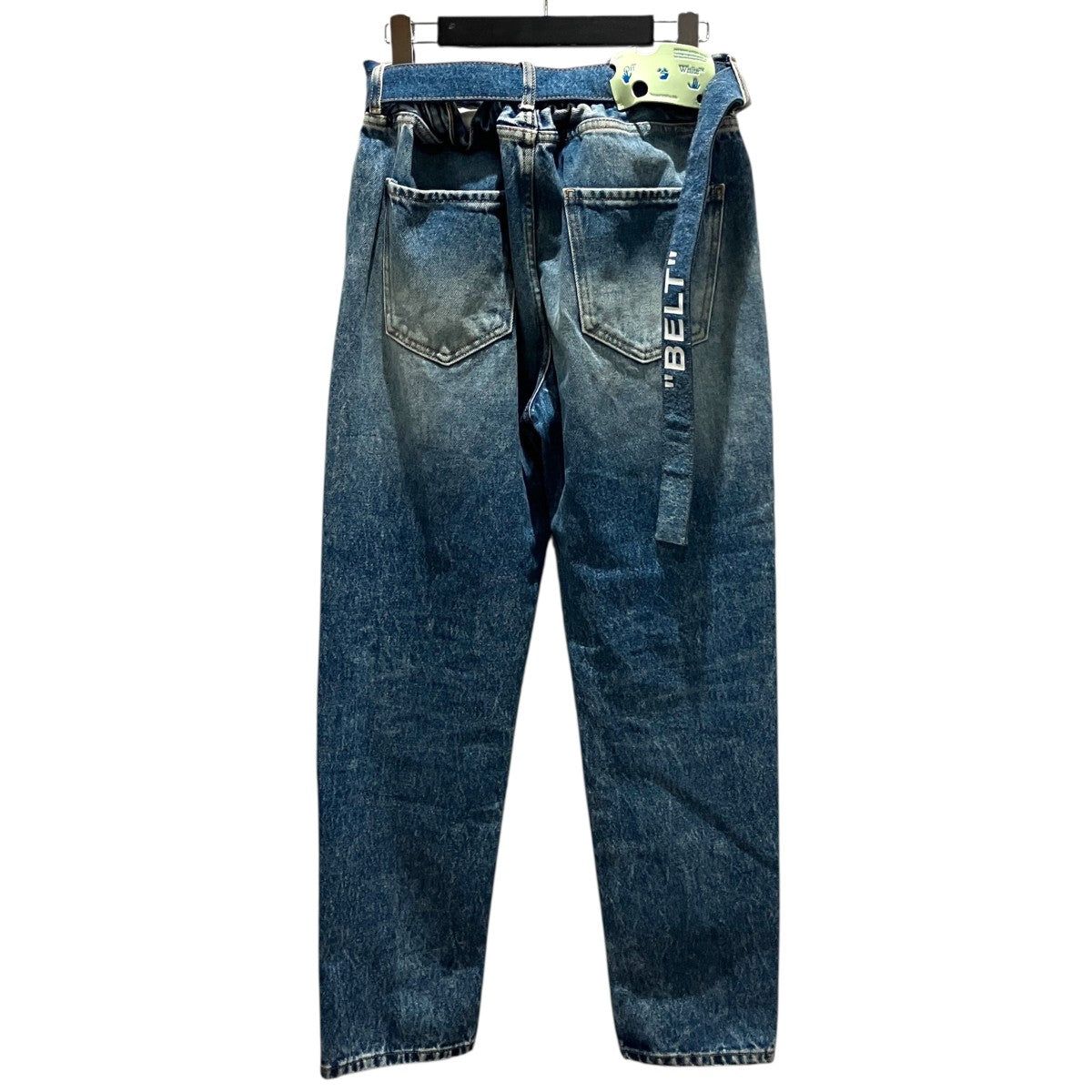 Off-White Denim Pants Indigo - Pre-owned