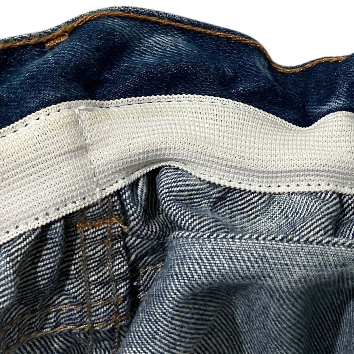 Off-White Denim Pants Indigo - Pre-owned