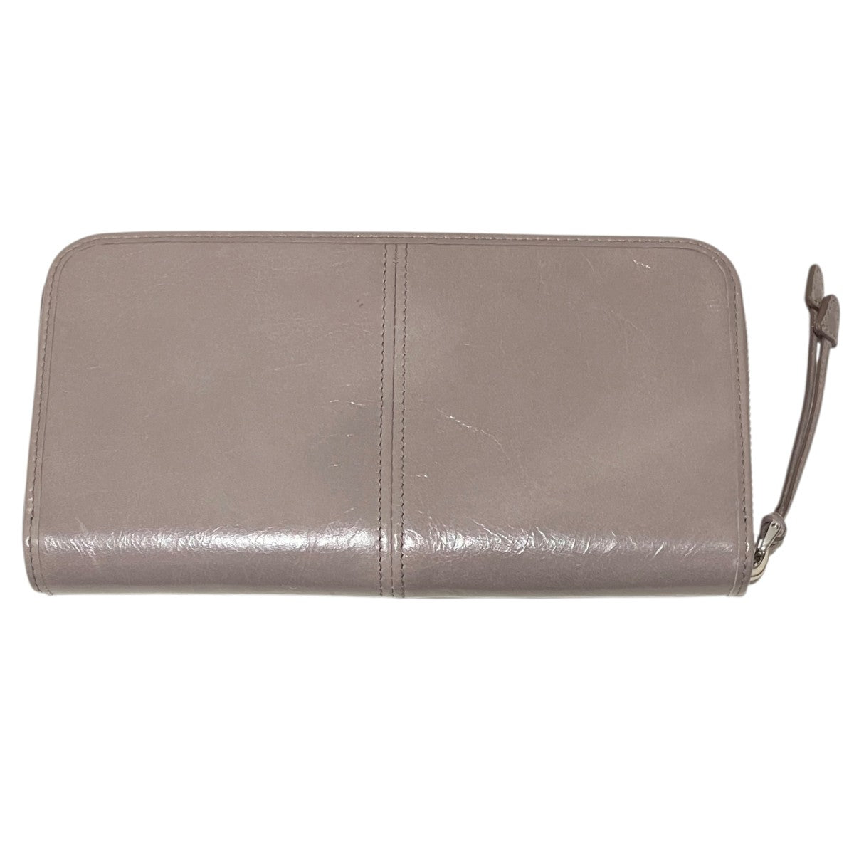 Prada Round Zip Wallet Gray - Pre-owned