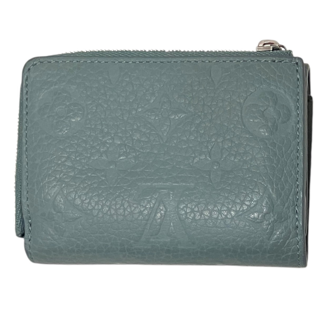 Louis Vuitton [taurillon Monogram Portefeuille Pilot] Trifold Wallet Misty Lake - Pre-owned
