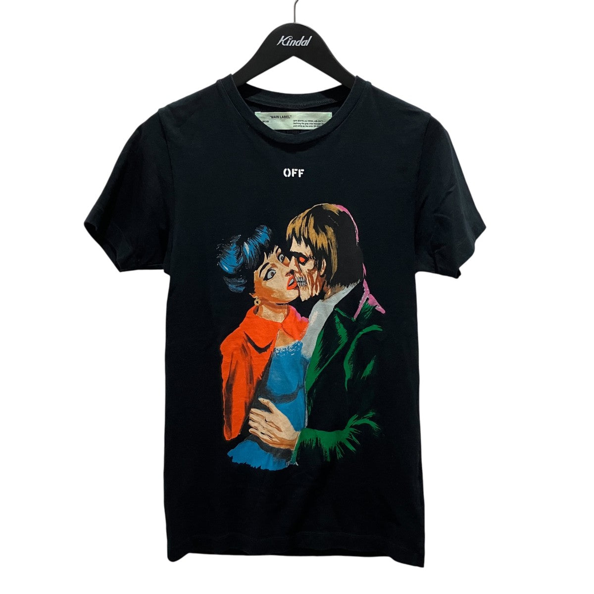 Off-White Printed T-Shirt Black - Pre-owned