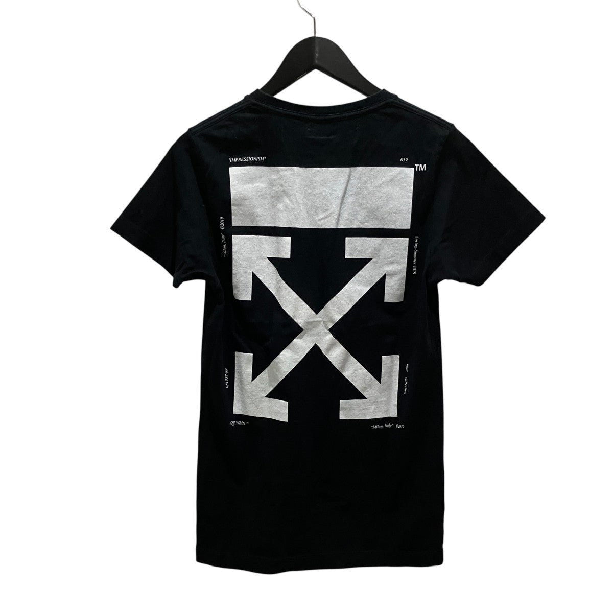 Off-White Printed T-Shirt Black - Pre-owned