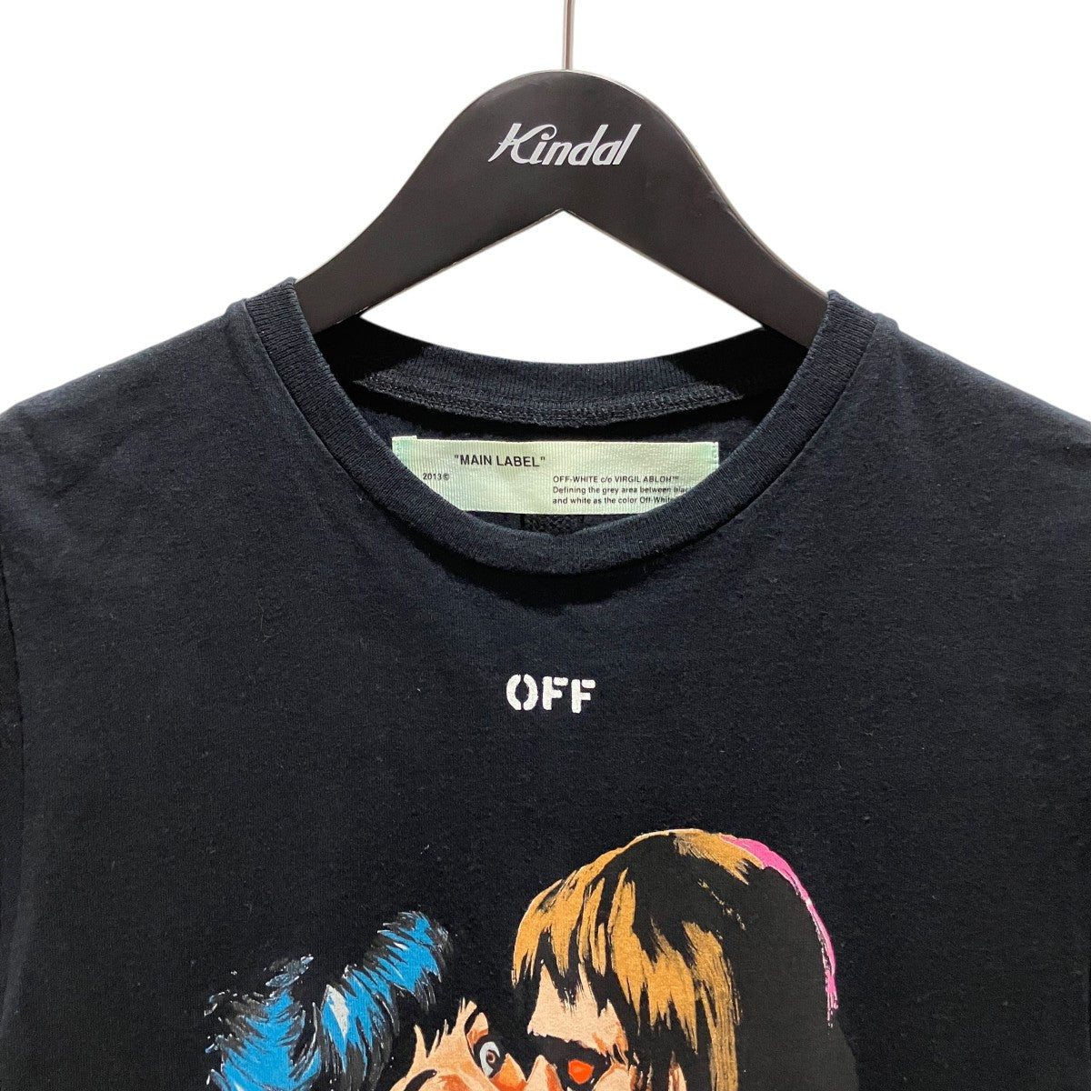 Off-White Printed T-Shirt Black - Pre-owned