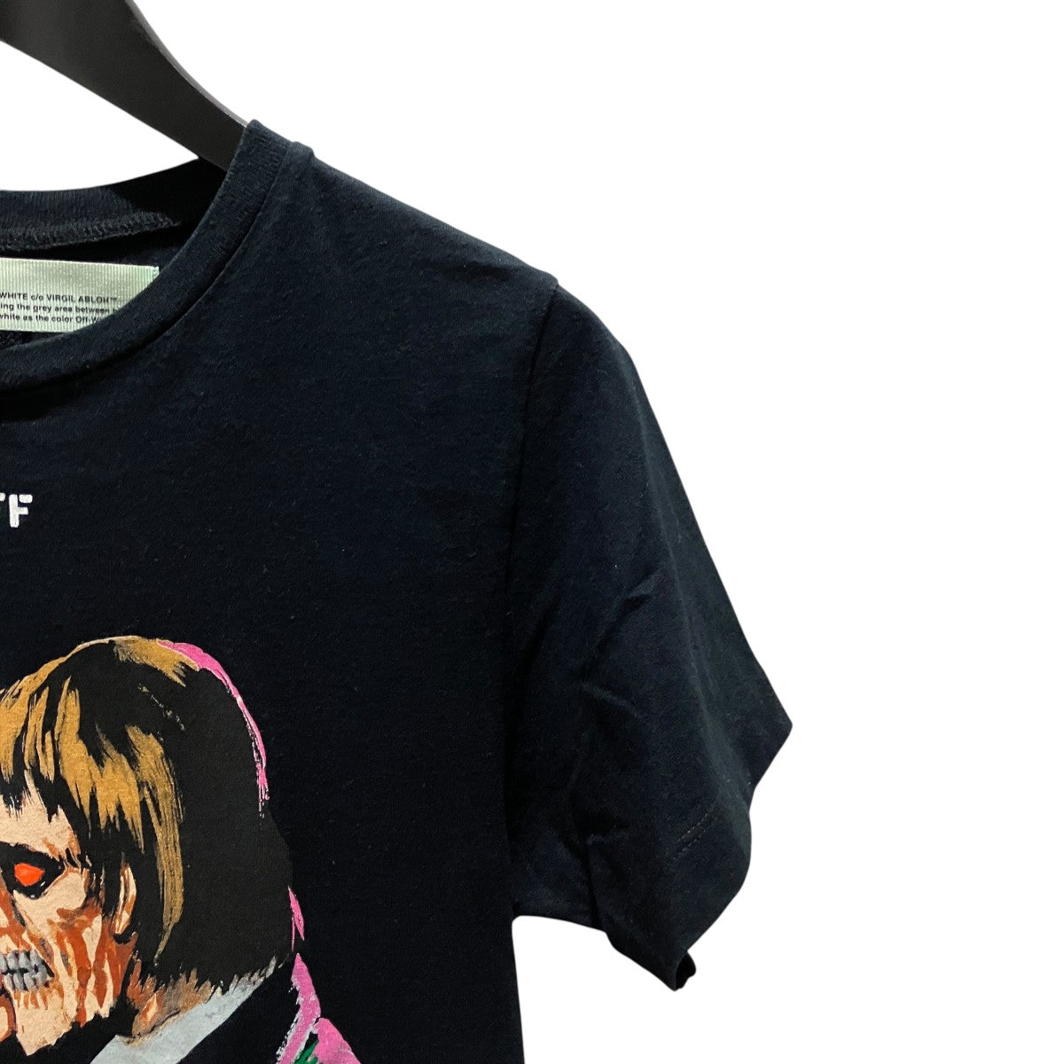 Off-White Printed T-Shirt Black - Pre-owned