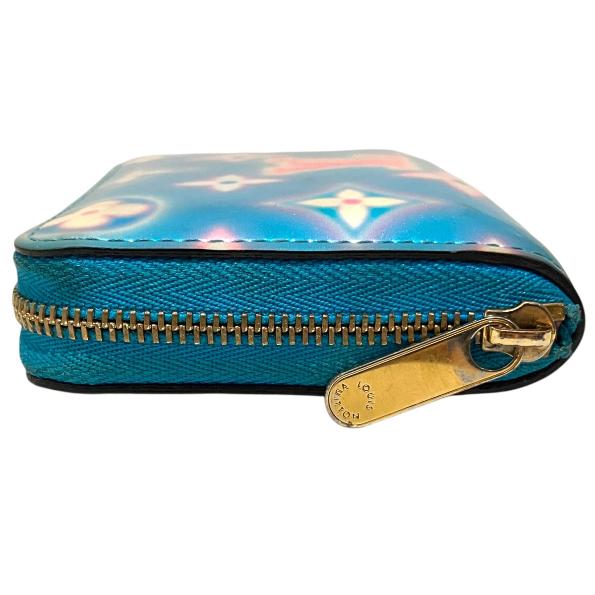 Louis Vuitton [baby Blue Neon Zippy Coin Purse] Coin Case Sky Blue - Pre-owned