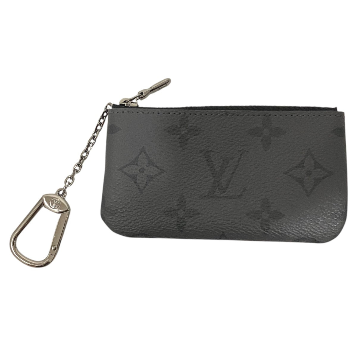 Louis Vuitton [pochette Cle] Coin Case Gray - Pre-owned