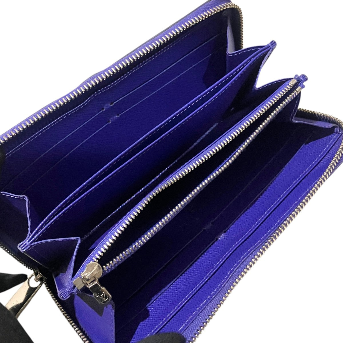 Louis Vuitton [zippy Wallet] Epi Leather Wallet Purple - Pre-owned