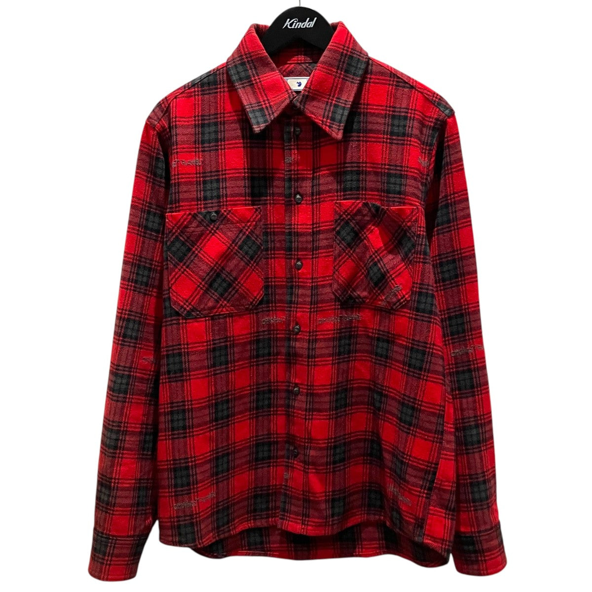 Off-White Flannel Shirt Red - Pre-owned