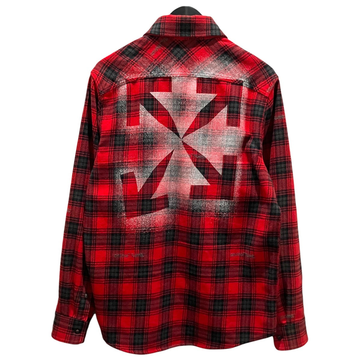 Off-White Flannel Shirt Red - Pre-owned