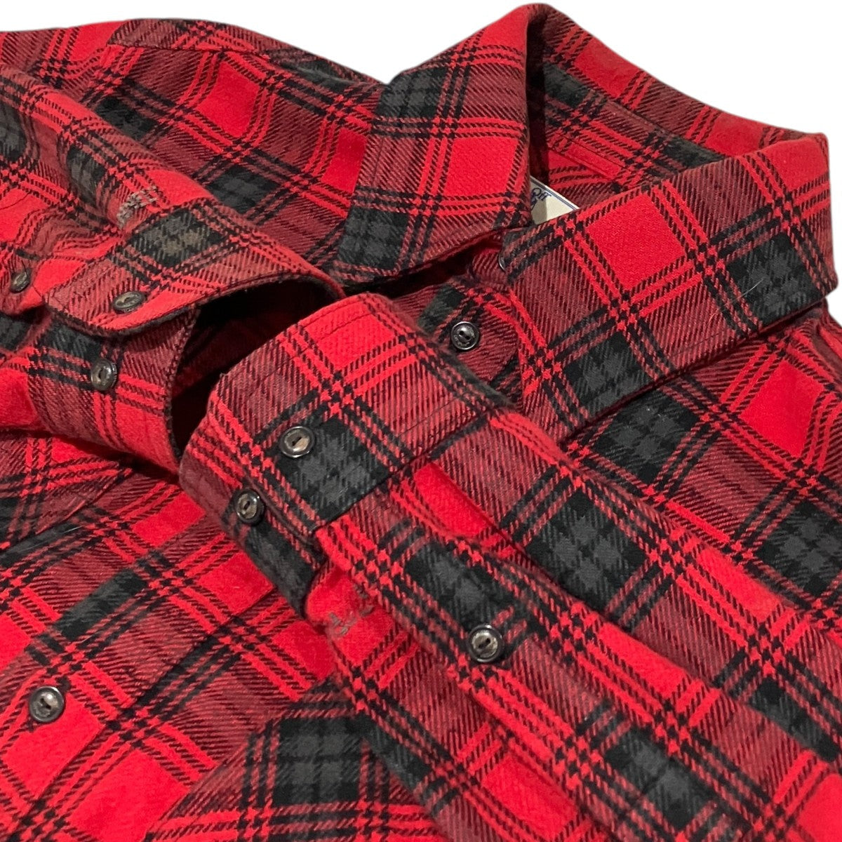 Off-White Flannel Shirt Red - Pre-owned
