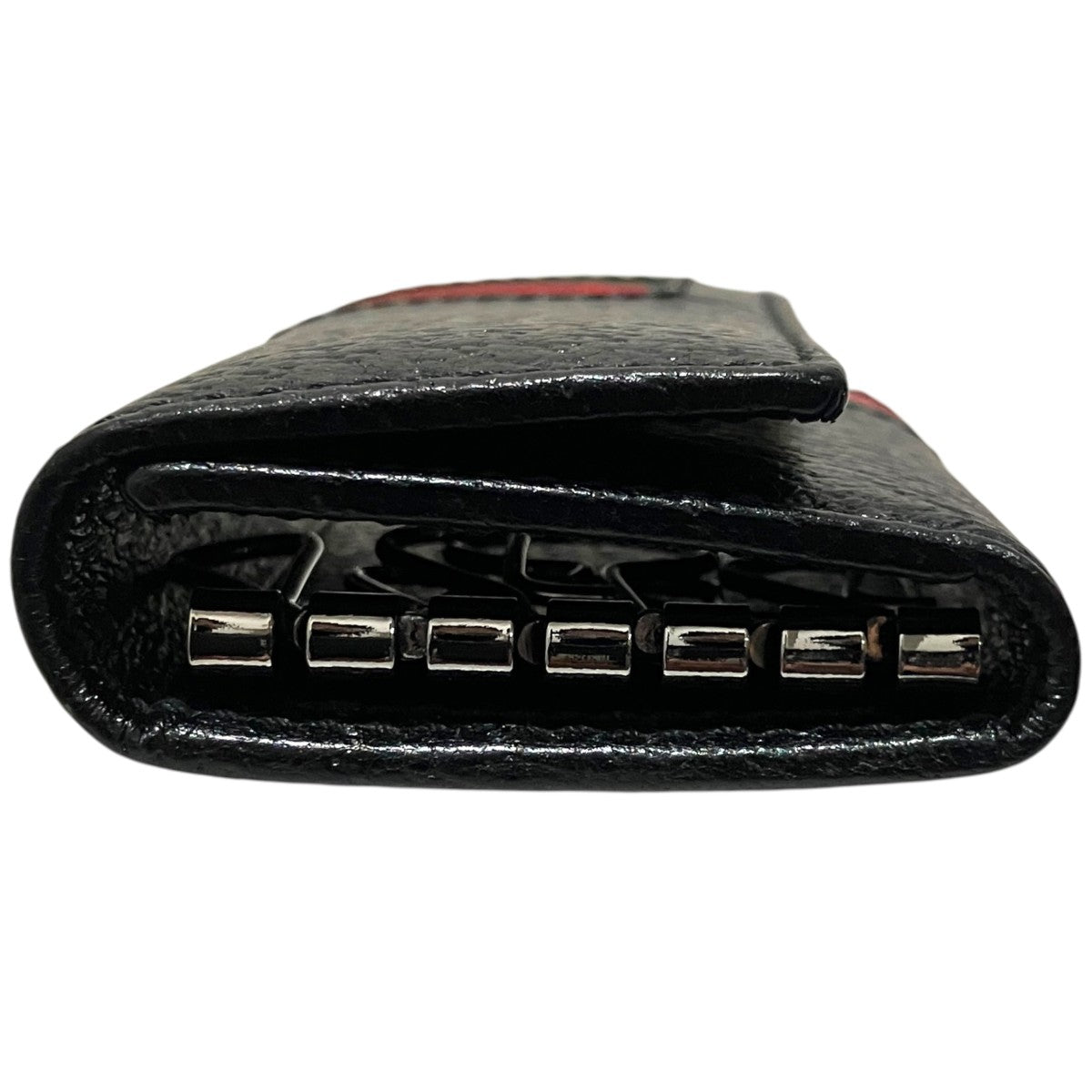 Gucci [sherry Line] Key Case Black - Pre-owned