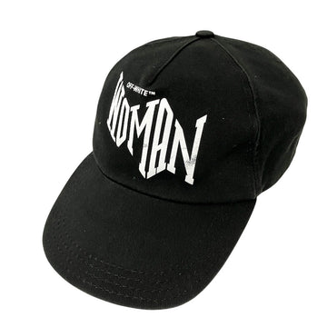 Off-White Logo Print Cap Black - Pre-owned