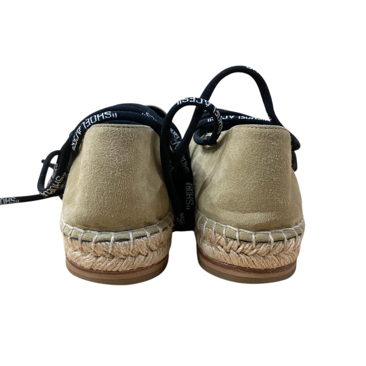 Off-White Espatrille Shoes Beige/Black - Pre-owned